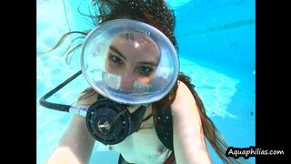 Aquaphilias- Ziva Fey- She seduces the SCUBA Instructor