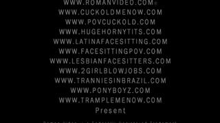 Jodi Taylor in hot cuckold hot wife sex creampie eating cuckold sex and pov blowjob and pov sex and chastity tease fucking lover while you watch pegging strapon and humiliating your small penis SPH CBT 23