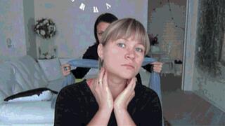 Palm over her mouth HMn