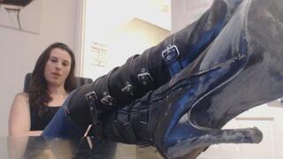 My oldest, most worn boots for sale (MOV)