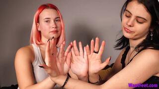 Teen Girls Hand Measuring - HD MP4