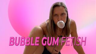 Bubble Gum Blowing Fetish and Chewing Gum Tease (MOV 4k)