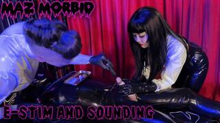 CBT Sounding and E-Stim ft Mistress Patricia Lady Valeska Maz Morbid