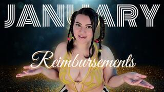 January Reimbursements - Real Femdom Servitude Opportunities with Countess Wednesday - Findom, Lingerie, Bikini, Big Tits, Cleavage, Pigtails, and Sub Training MP4 1080p
