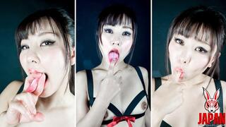 Yuika Licking Her Fingers Like Your Cock - POV