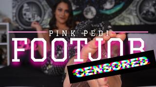 Pink Pedi Footjob Loser Edition