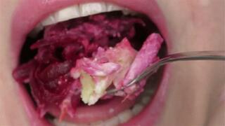 A meal with various vegetables MP4 HD 720p