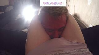 Chelsea Panty Sniffing Scissors Chelsea's Angle (4K)