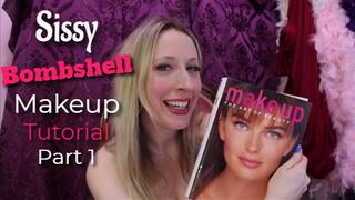 Sissy Bombshell Makeup Tutorial Part 1