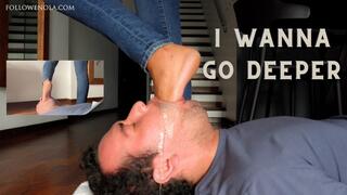 Foot gagging ignored - Cruel and deep gagging while I ignore my slave Mistress Enola