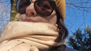 Farts while walking down the street 720HD