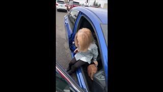 Shopping in Her Stiletto Heel Black Worthington Ankle Boots & Fucking Her Lover Afterwards