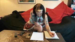 Schoolgirl is Desperate For Your Cock