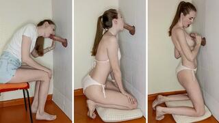 Sexy Elena 1st time in a Gloryhole