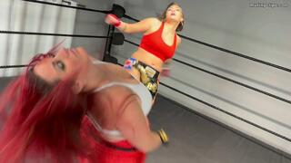 MW-1669 Goddess Faith vs Mutiny - Kickboxing (Taped Fist, Bare Feet)