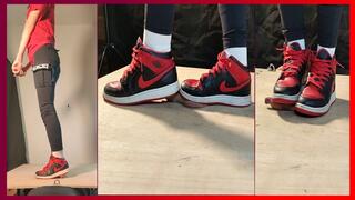 Red Nike Jordans Cock Crush and Humiliation with Smoking I Zusje
