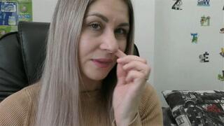 Nose picking video MP4 HD 720p