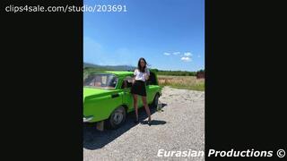 110 B - Sasha blowing old Moskwitch engine cam