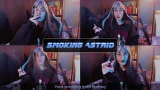 Your smoking goth fantasy | Astrid ASMR