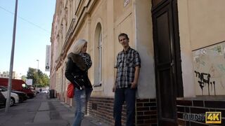 HUNT4K. Magnificent Babe Enjoys Oral Sex and Pussy Fucking for Money