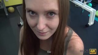HUNT4K. Linda Sweet Forgets about Working out and has Sex for Money