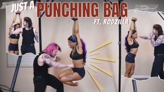 Just A Punching Bag - Muscle Worship Mixed Boxing Beat Down in 4K