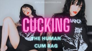 Cucking The Human Cum Rag