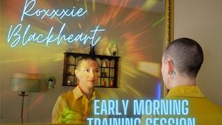 Roxxxie Blackheart Early Morning Training Session HD 1080p MP4