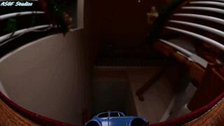 Jen filthy socks CRUSH tiny car! - MOV