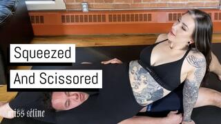 Squeezed And Scissored | Double Domme Submission Holds