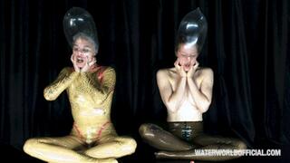 Angelina and Fin Hat Trick Breath Hold Competition