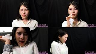 Mikana Mii - CLOSE-UP of Japanese cute girl SNEEZING- MOV