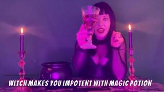 Witch Makes You Impotent with Magic Potion