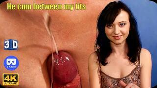 570 - Cum between my tits VR3D 4K
