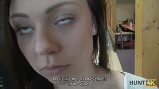 HUNT4K. Couple is Tired of Bowling, Guy wants Money, Chick wants Sex