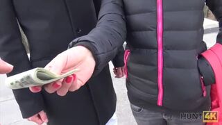 HUNT4K. I Hunted a Smoking Hot Chick next to her BF