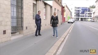 HUNT4K. Sweet Fucking in Front of her Boyfriend's Eyes