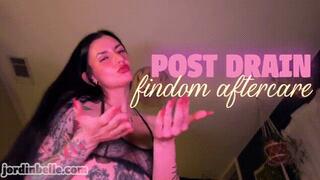 Post Drain Findom Aftercare
