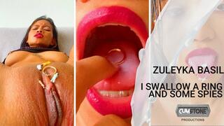I SWALLOW A RING AND SOME LITTLE PEOPLE