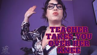 Teacher Takes You Over Her Knee