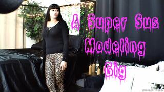 A Super Sus Modeling Gig - barefoot video with interview 540res
