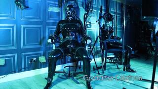 RUBBER DOLL GAS MASK TEASE