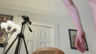 Look at My Oiled Soles and Pulsating Butthole from Below