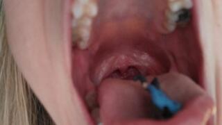 Tiny on my wet tongue