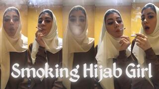 Smoking Hijab Girl