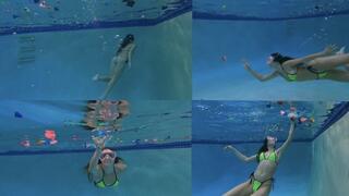 Swimming to Retrieve Wreckage from the Pool