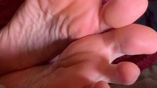 Spending the Night with Your Face in Mommy's Soles