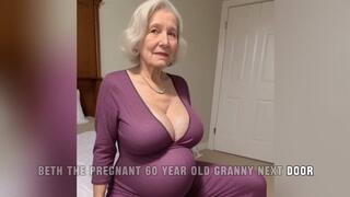 [Granny Story] The Pregnant and Horny GILF Next Door