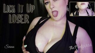 Lick It Up Loser ~ Spit Fetish Verbal Humiliation Degradation ~ 720p HD