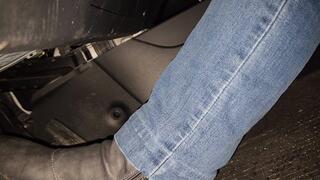 Going for Gas in Flat Ankle Boots